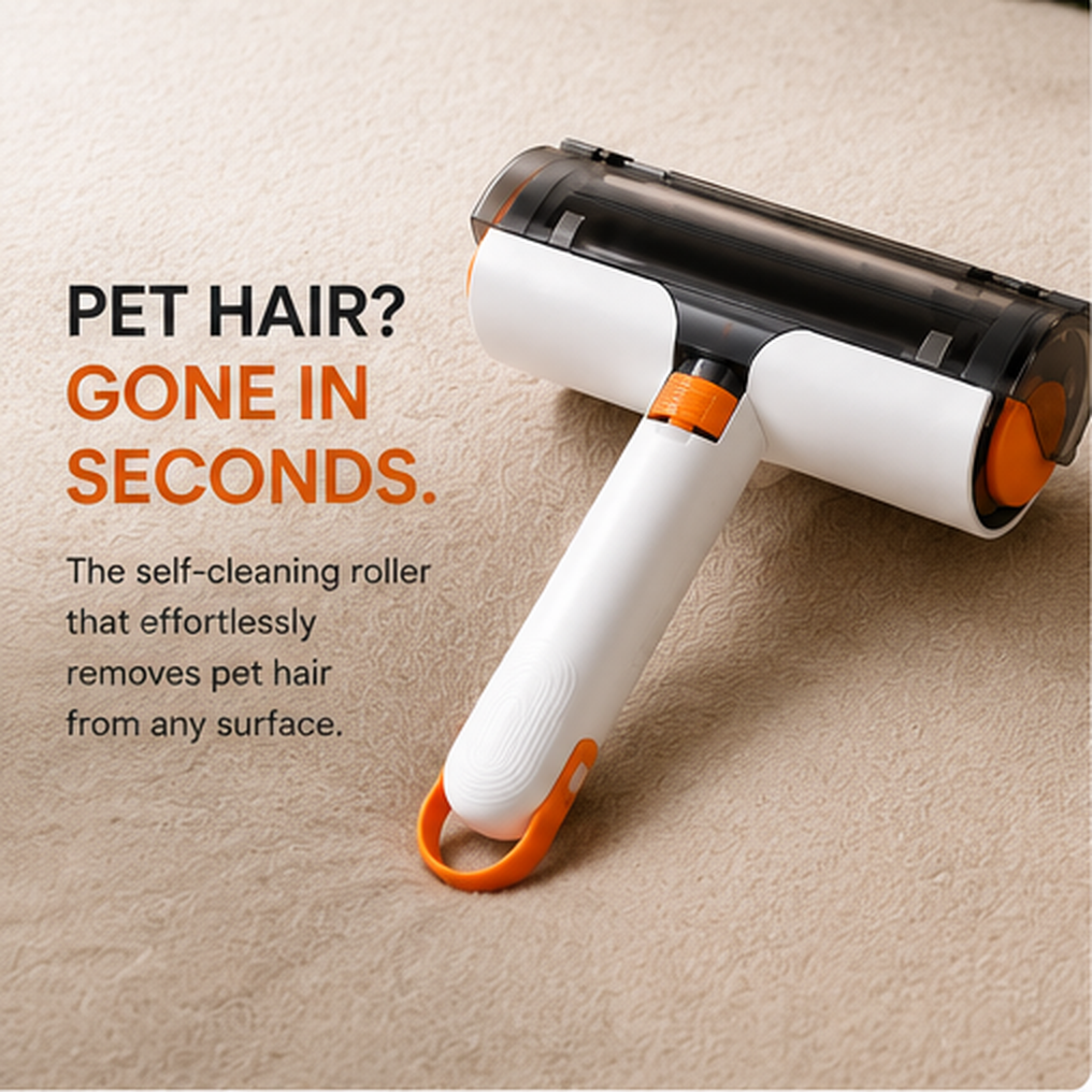 FurEase™ Self-Cleaning Pet Hair Remover