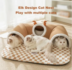 Cozy Cat Tunnel Retreat - Create a Playful Sanctuary for Your Feline Friend