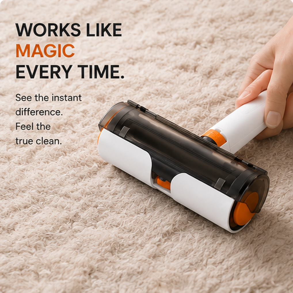 FurEase™ Self-Cleaning Pet Hair Remover