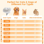 3 In 1 Cat Steam Brush, Pet Steam Brush For Cat Dog Long Short Haired, Pet Spray Hair Removal Comb For Small Animals Shedding & Grooming, Water Mist Spray Brushes With Release Button - FurEase