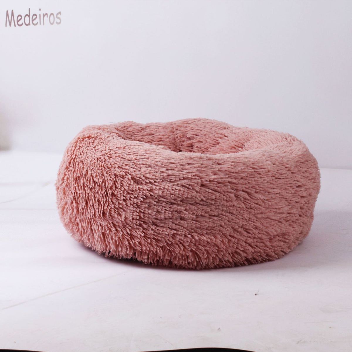 Calming Plush Pet Nest Bed – Ultra Soft Anti-Anxiety Donut Cushion for Dogs & Cats - FurEase