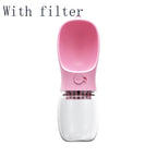 2-in-1 Portable Dog Water Bottle & Travel Cup – Leak-Proof Outdoor Pet Drinking Feeder for Dogs & Cats - FurEase