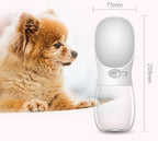 2-in-1 Portable Dog Water Bottle & Travel Cup – Leak-Proof Outdoor Pet Drinking Feeder for Dogs & Cats - FurEase