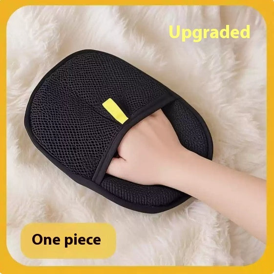 Pet Hair Remover Mitt Pet Hair Remover Gloves Deshedding Brush Glove For Dog Cat Rabbit With Long Short Curly Hair - FurEase