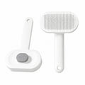 Pet Slicker Brush For Cats & Dogs, Self-Cleaning Grooming Brush With One-Click Hair Removal, Gentle Deshedding Tool For Long & Short Hair, Skin-Friendly Pet Grooming Comb - FurEase