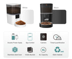 Smart Automatic Pet Feeder with HD Camera & WiFi – Timed Cat & Dog Food Dispenser - FurEase