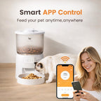 Smart Pet Feeder 3L Automatic Food Dispenser For Cats, Dogs Small Pets Indoor, Timed And Quantitative Dry Food Cat Feeder Kibble, Feeding - FurEase