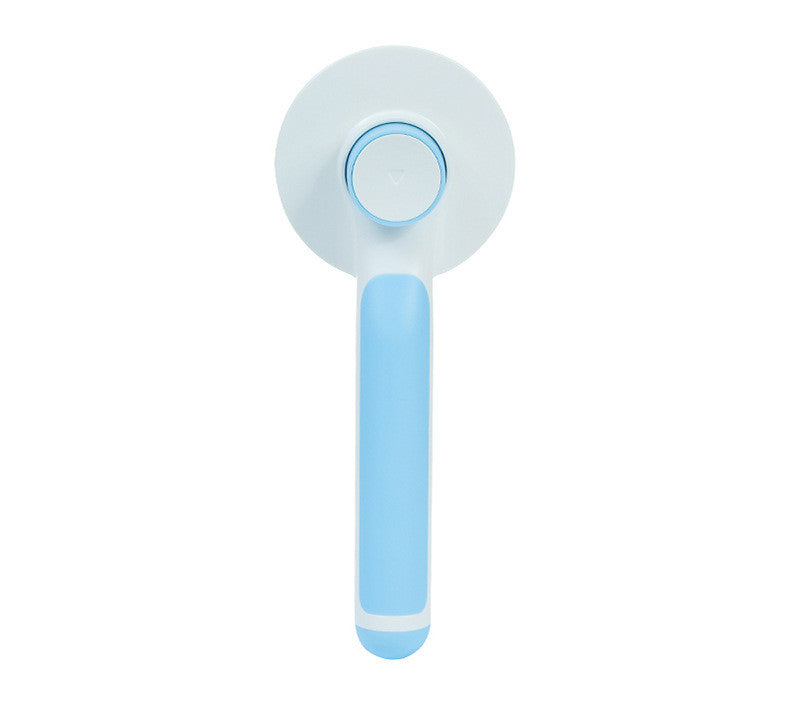 Professional Pet Dematting Comb with Round Ergonomic Handle – Gentle Flea, Knot & Loose Fur Remover - FurEase