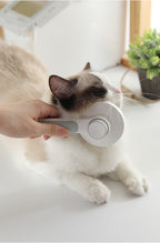 Professional Pet Dematting Comb with Round Ergonomic Handle – Gentle Flea, Knot & Loose Fur Remover - FurEase
