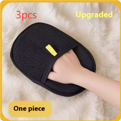 Pet Hair Remover Mitt Pet Hair Remover Gloves Deshedding Brush Glove For Dog Cat Rabbit With Long Short Curly Hair - FurEase