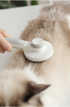 Professional Pet Dematting Comb with Round Ergonomic Handle – Gentle Flea, Knot & Loose Fur Remover - FurEase