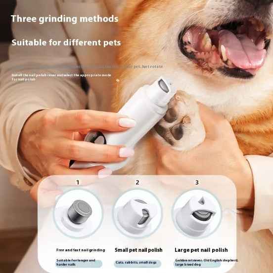 Paw Perfect Grooming Kit: Safe & Quiet Electric Pet Nail Grinder