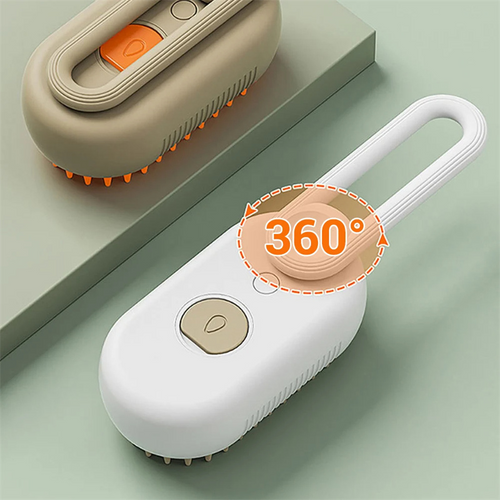 360 Degree 3-in-1-pet-grooming-steam-brush-deshedding-comb