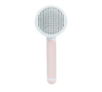 Professional Pet Dematting Comb with Round Ergonomic Handle – Gentle Flea, Knot & Loose Fur Remover - FurEase