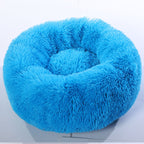 Calming Plush Pet Nest Bed – Ultra Soft Anti-Anxiety Donut Cushion for Dogs & Cats - FurEase