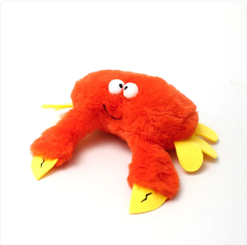 Interactive Plush Pet Toy - Jumping Fish & Flapping Bird for Endless Pet Fun