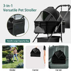 Portable Pet Travel Stroller: The Ultimate Comfort for Your Furry Friend