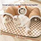 Cozy Cat Tunnel Retreat - Create a Playful Sanctuary for Your Feline Friend