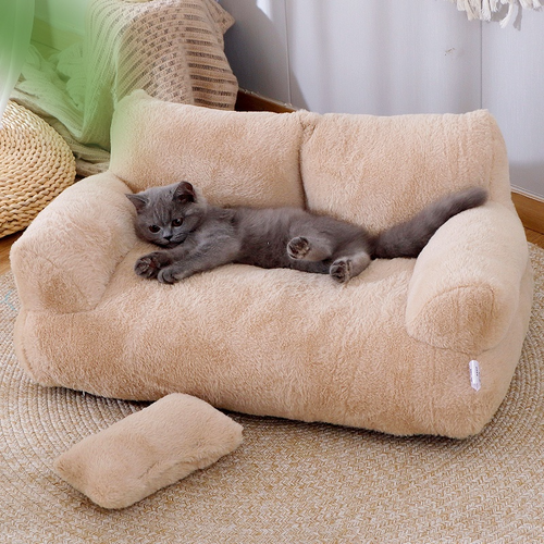 Deluxe Soft Cat Bed - The Ultimate Cozy Retreat for Your Furry Friend - FurEase