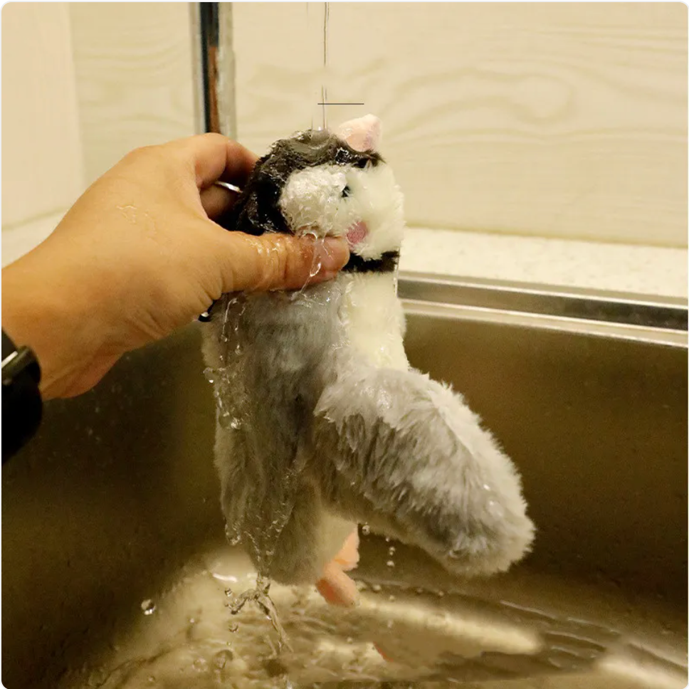 Interactive Plush Pet Toy - Jumping Fish & Flapping Bird for Endless Pet Fun