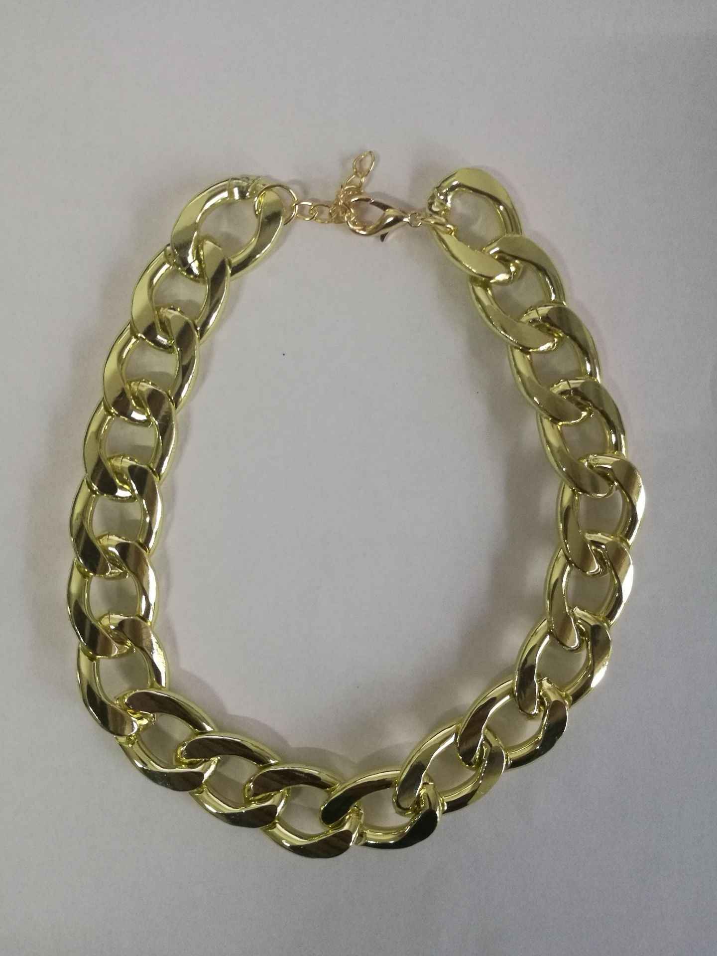 Elevate Your Pet's Style with the Pet Glamour Gold Neck Chain
