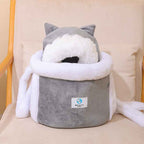 Stylish Cat Backpack and Bed Combo - Your Cat's New Favorite Adventure Buddy