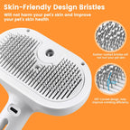 3 In 1 Cat Steam Brush, Pet Steam Brush For Cat Dog Long Short Haired, Pet Spray Hair Removal Comb For Small Animals Shedding & Grooming, Water Mist Spray Brushes With Release Button - FurEase