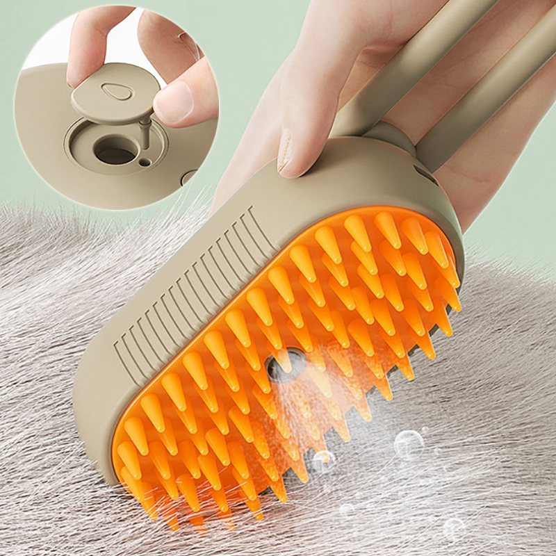 Transform Pet Grooming with the 3-in-1 Pet Grooming Steam Brush - FurEase