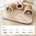 Cozy Cat Tunnel Retreat - Create a Playful Sanctuary for Your Feline Friend