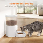 Smart Pet Feeder 3L Automatic Food Dispenser For Cats, Dogs Small Pets Indoor, Timed And Quantitative Dry Food Cat Feeder Kibble, Feeding - FurEase
