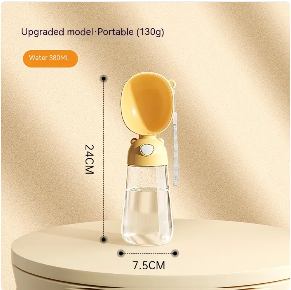 FurEase™ 2-in-1 Portable Dog Water Bottle & Food Feeder: The Ultimate Hydration & Nutrition Solution for Dogs