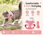 FurEase™ Escape-Proof Cat Harness & Leash Set | Adjustable & Comfortable for Safe Outdoor Adventures