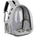 Light Grey Color Travel Cat Backpack Carrier - Comfort and Convenience for Pet Adventures