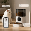 Smart Serve Automatic Pet Feeder with Camera & Portion Control