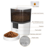 Smart Automatic Pet Feeder with HD Camera & WiFi – Timed Cat & Dog Food Dispenser - FurEase