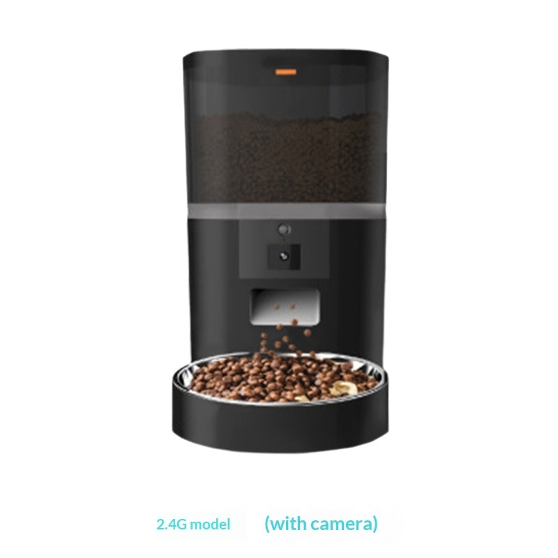 Smart Automatic Pet Feeder with HD Camera & WiFi – Timed Cat & Dog Food Dispenser - FurEase