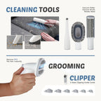 Professional Dog Grooming Clippers With 2.5L Cup, 3 Suction Modes, Cordless Clippers, 5 Groomer Tools, Low Noise Pet Hair Trimmer For - FurEase