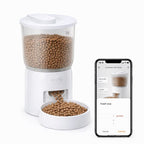 Smart Pet Feeder 3L Automatic Food Dispenser For Cats, Dogs Small Pets Indoor, Timed And Quantitative Dry Food Cat Feeder Kibble, Feeding - FurEase