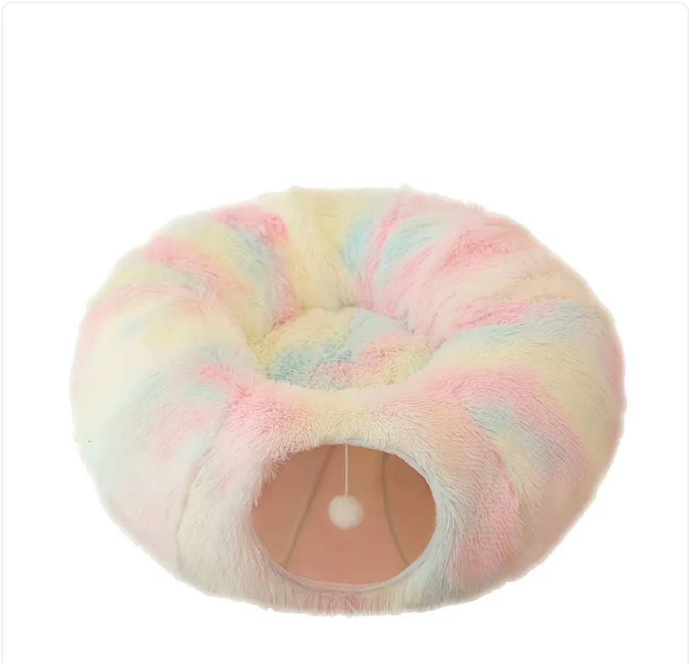 Cozy Cat Tunnel and Nest - The Ultimate Winter Retreat for Your Feline Friend