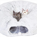 Cozy Cat Tunnel and Nest - The Ultimate Winter Retreat for Your Feline Friend