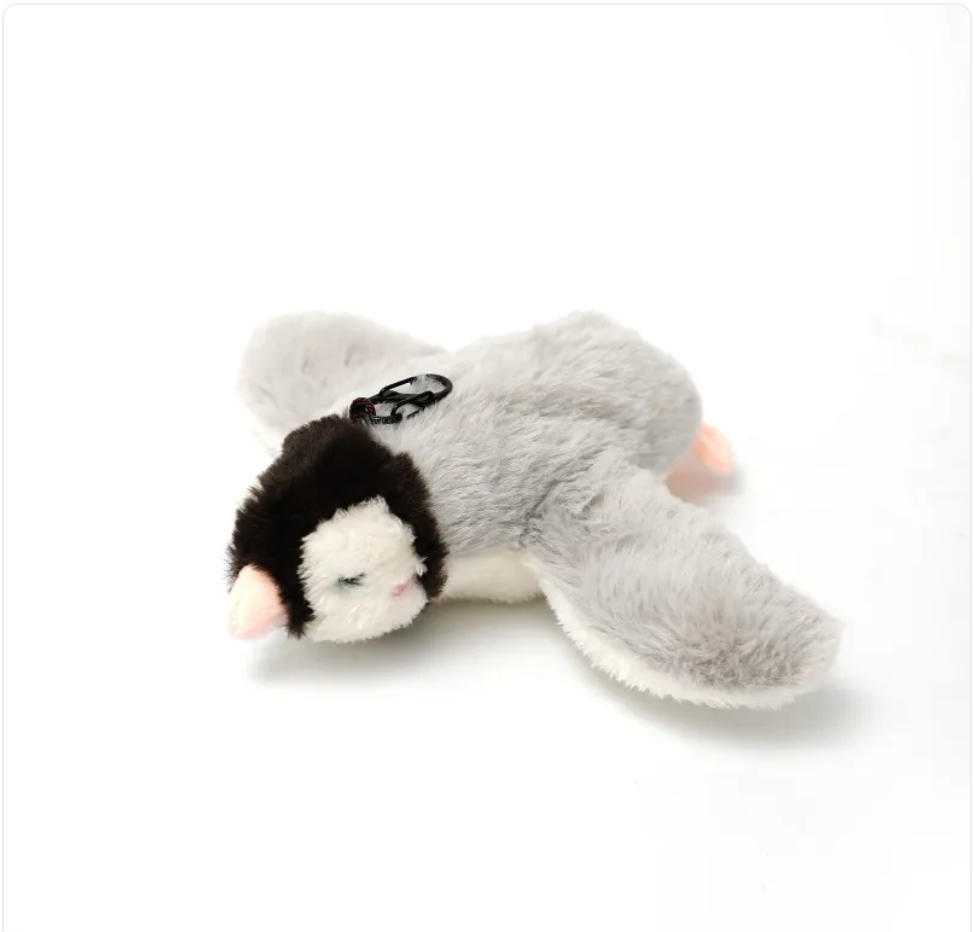 Interactive Plush Pet Toy - Jumping Fish & Flapping Bird for Endless Pet Fun