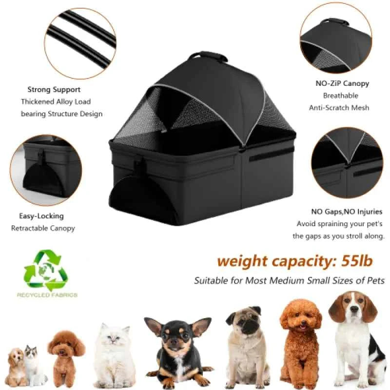 Portable Pet Travel Stroller: The Ultimate Comfort for Your Furry Friend