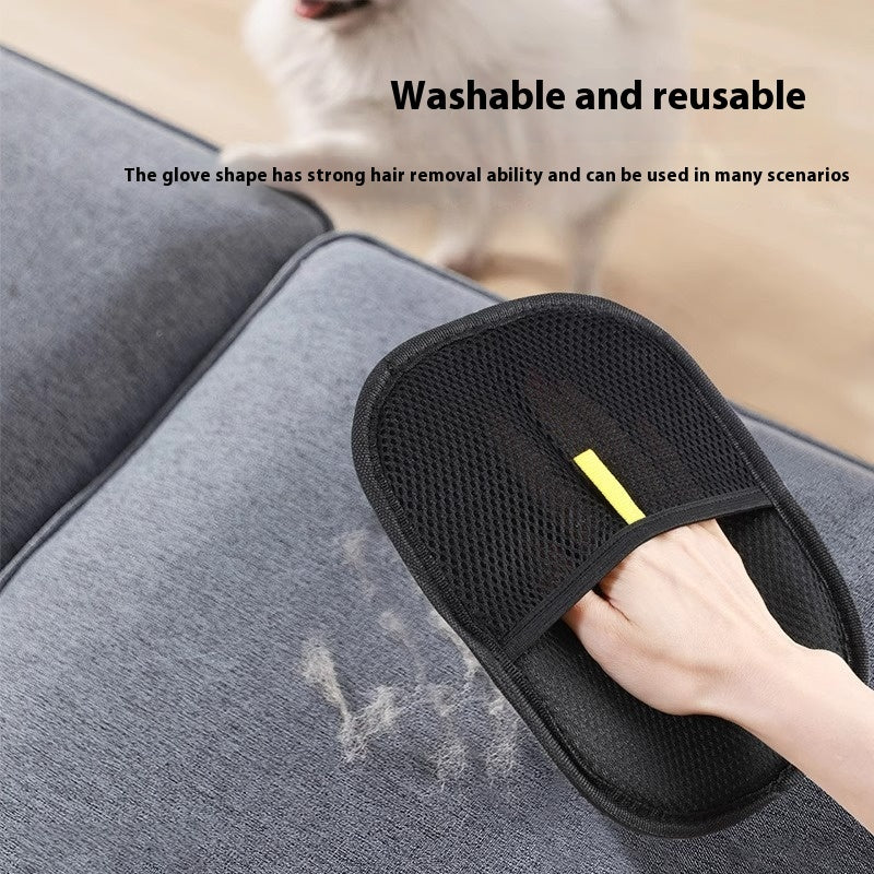 Pet Hair Remover Mitt Pet Hair Remover Gloves Deshedding Brush Glove For Dog Cat Rabbit With Long Short Curly Hair - FurEase