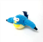 Interactive Plush Pet Toy - Jumping Fish & Flapping Bird for Endless Pet Fun