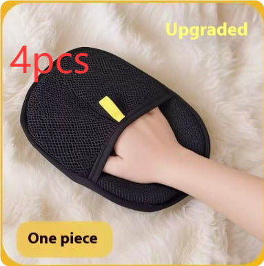 Pet Hair Remover Mitt Pet Hair Remover Gloves Deshedding Brush Glove For Dog Cat Rabbit With Long Short Curly Hair - FurEase