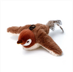Interactive Plush Pet Toy - Jumping Fish & Flapping Bird for Endless Pet Fun