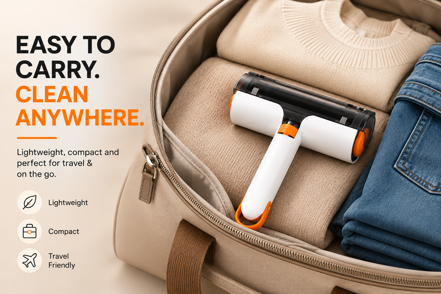 FurEase™ Self-Cleaning Pet Hair Remover