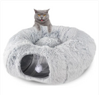 Cozy Cat Tunnel and Nest - The Ultimate Winter Retreat for Your Feline Friend - FurEase