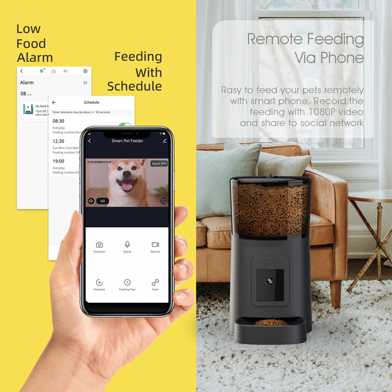 FurEase Automatic Pet Feeder With Camera - FurEase