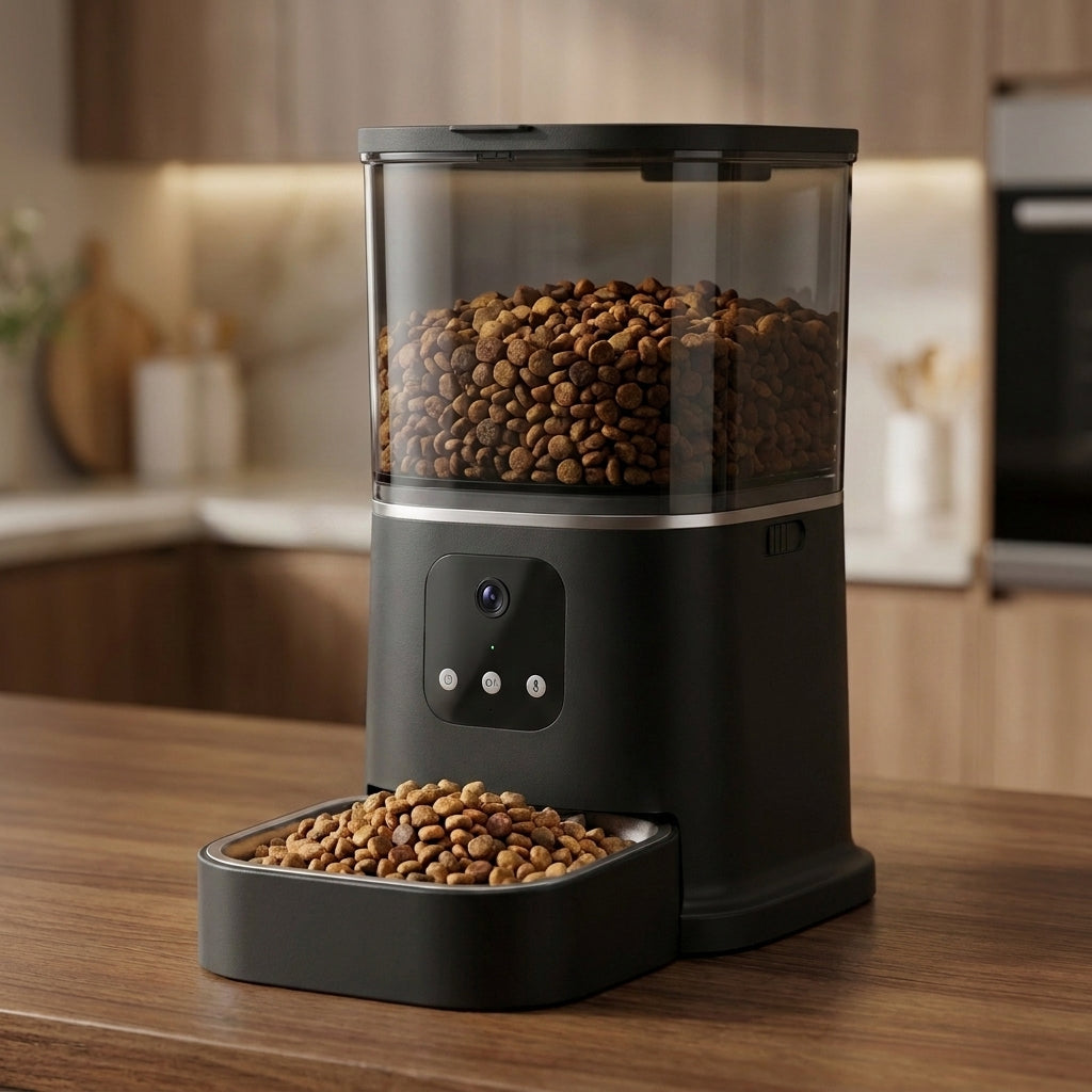 Smart Serve Automatic Pet Feeder: Hassle-Free Mealtime for Your Furry Friends